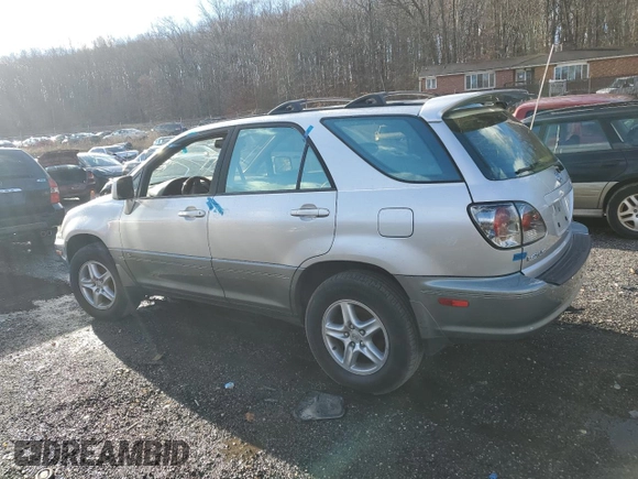 2002 Lexus RX 300 with VIN JTJHF10U620284034, listed as a Copart auction lot 84848444 with 0 mi miles and Salvage Title. Bid and sale history available at carsss.com. Image 2.