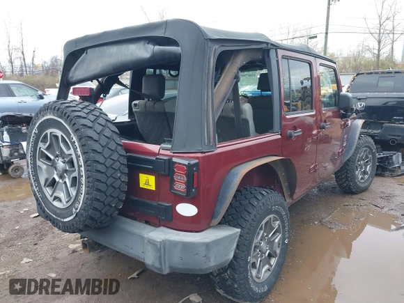 2007 Jeep Wrangler Unlimited Sahara with VIN 1J4GA59177L162022, listed as a IAAI auction lot 41887599 with 207,358 mi miles and . Bid and sale history available at DreamBid. Image 4.
