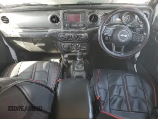 2021 Jeep Wrangler Unlimited Sport with VIN 1C4HJXKN0MW658440, listed as a Copart auction lot 52641025 with Not provided miles and Salvage title. Bid and sale history available at DreamBid. Image 8.