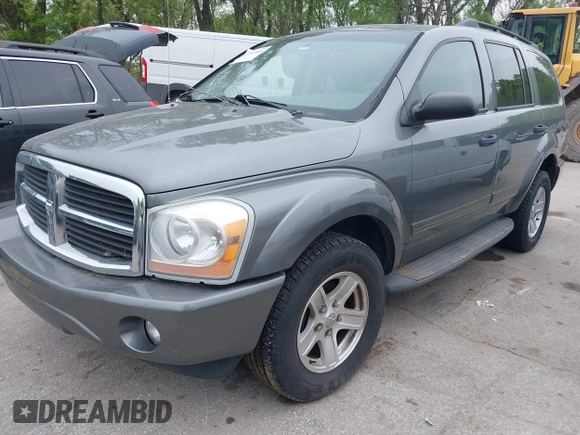 2005 Dodge Durango SLT with VIN 1D4HB48N75F527013, listed as a IAAI auction lot 42065989 with 164,786 mi miles and . Bid and sale history available at DreamBid. Image 2.