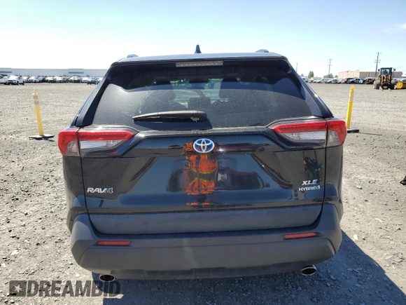 2020 Toyota RAV4 Hybrid XLE with VIN 2T3RWRFV0LW091705, listed as a Copart auction lot 58636775 with 68,534 mi miles and Salvage title. Bid and sale history available at DreamBid. Image 6.