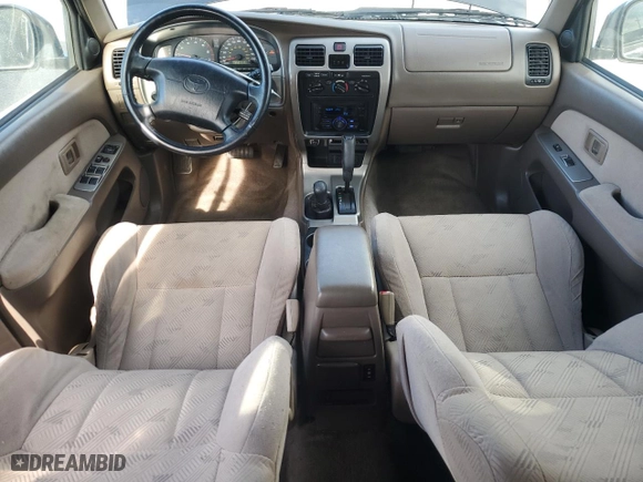 2001 Toyota 4Runner SR5 with VIN JT3HN86R010332387, listed as a Copart auction lot 50106915 with 216,856 mi miles and Clean Title. Bid and sale history available at carsss.com. Image 8.
