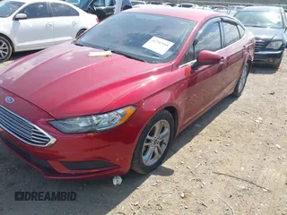 2018 Ford Fusion SE with VIN 3FA6P0HD4JR200691, listed as a IAAI auction lot 41792959 with 109,534 mi miles. Bid and sale history available at carsss.com. Image 2.