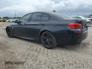 2016 BMW 5 Series 550i with VIN WBAKN9C50GD962143, listed as a Copart auction lot 59698315 with 108,016 mi miles and Clean title. Bid and sale history available at DreamBid. Image 2.