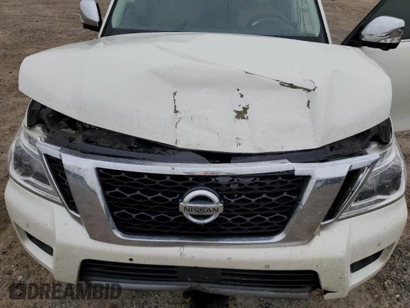 2020 Nissan Armada Platinum with VIN JN8AY2NF3L9360616, listed as a Copart auction lot 55222495 with 132,599 mi miles and Salvage title. Bid and sale history available at DreamBid. Image 12.
