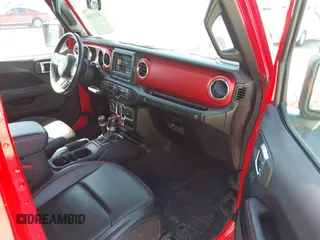 2020 Jeep Wrangler Unlimited Rubicon with VIN 1C4HJXFG3LW186387, listed as a IAAI auction lot 41821939 with 45,691 mi miles and . Bid and sale history available at DreamBid. Image 5.
