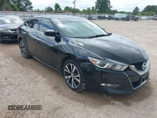 2016 Nissan Maxima SV z VIN 1N4AA6AP3GC394849, wystawiony jako IAAI lot #42190289 z przebiegiem 138 031 mil mil oraz . Historia ofert i sprzedaży dostępna na DreamBid. Obrazek 1.