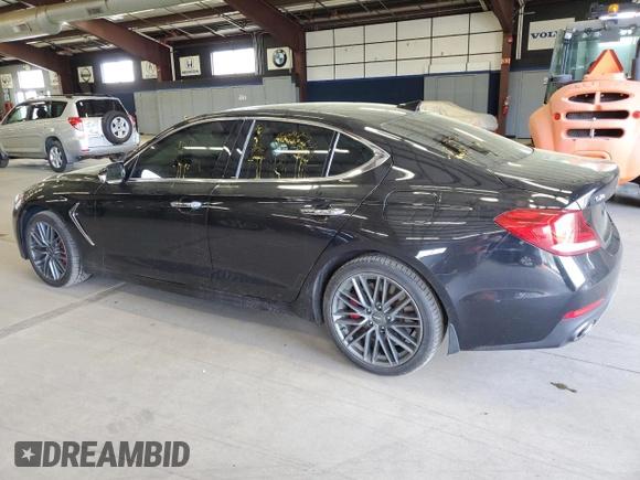 2019 Genesis G70 3.3T Advanced with VIN KMTG74LE6KU013986, listed as a Copart auction lot 55464795 with 110,519 mi miles and Clean Title. Bid and sale history available at carsss.com. Image 2.