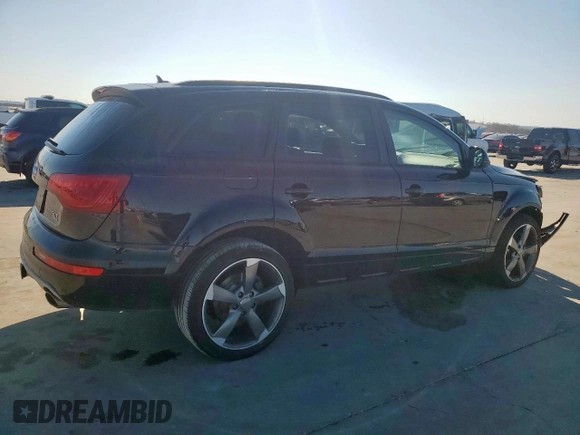 2015 Audi Q7 Premium Plus with VIN WA1LGAFEXFD007003, listed as a Copart auction lot 48522145 with 69,468 mi miles and Salvage Title. Bid and sale history available at DreamBid. Image 3.