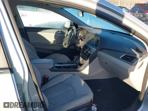2017 Hyundai Sonata SE with VIN 5NPE24AF6HH446937, listed as a IAAI auction lot 41662562 with 180,436 mi miles. Bid and sale history available at carsss.com. Image 5.