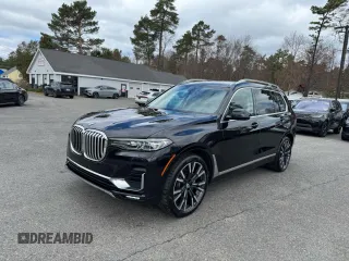 2020 BMW X7 xDrive40i with VIN 5UXCW2C08L9B71471, listed as a Copart auction lot 53714185 with 138,817 mi miles and Clean Title. Bid and sale history available at carsss.com. Image 1.