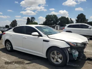 2015 Kia Optima LX with VIN KNAGM4A70F5605196, listed as a Copart auction lot 56984125 with 150,500 mi miles and Clean Title. Bid and sale history available at DreamBid. Image 4.