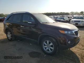 2012 Kia Sorento LX with VIN 5XYKT4A65CG275596, listed as a Copart auction lot 51350235 with 217,330 mi miles and Salvage Title. Bid and sale history available at carsss.com. Image 4.