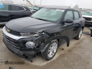 2022 Chevrolet TrailBlazer LS with VIN KL79MMS27NB088796, listed as a Copart auction lot 44068655 with 35,099 mi miles and Salvage Title. Bid and sale history available at carsss.com. Image 1.