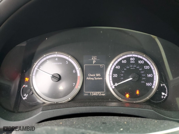 2015 Lexus RC 350 with VIN JTHSE5BC1F5004812, listed as a Copart auction lot 80574304 with 134,072 mi miles and Salvage Title. Bid and sale history available at carsss.com. Image 9.