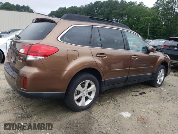 2013 Subaru Outback Limited with VIN 4S4BRBKC5D3252005, listed as a Copart auction lot 64206455 with 110,680 mi miles and Salvage title. Bid and sale history available at DreamBid. Image 3.