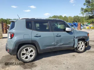 2017 Jeep Renegade Limited with VIN ZACCJADB8HPG19172, listed as a Copart auction lot 53500165 with 63,046 mi miles and Salvage title. Bid and sale history available at DreamBid. Image 3.