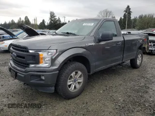 2018 Ford F-150 XL with VIN 1FTNF1EG5JKC26895, listed as a Copart auction lot 81856764 with 46,609 mi miles and Salvage title. Bid and sale history available at DreamBid. Image 1.
