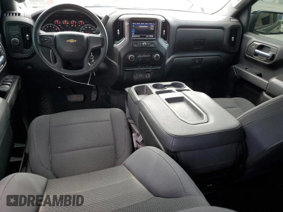 2020 Chevrolet Silverado 1500 Custom with VIN 3GCPWBEH2LG352049, listed as a Copart auction lot 47804815 with 99,342 mi miles and Salvage Title. Bid and sale history available at carsss.com. Image 8.