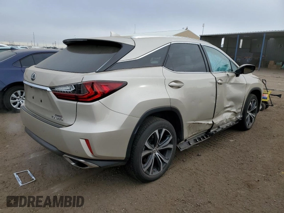 2017 Lexus RX with VIN 2T2BZMCA3HC090851, listed as a Copart auction lot 70961282 with 37,190 mi miles. Bid and sale history available at carsss.com. Image 3.