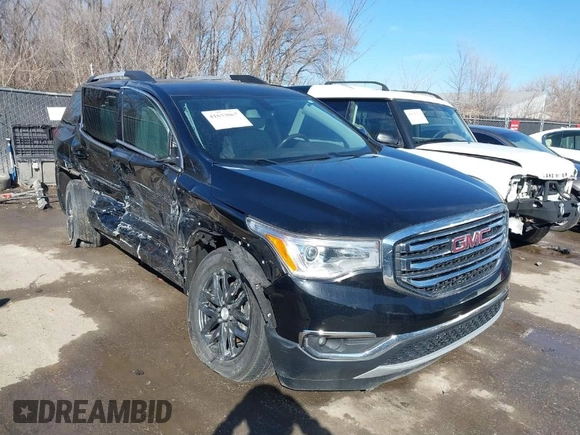 2019 GMC Acadia SLT with VIN 1GKKNMLS3KZ155031, listed as a IAAI auction lot 41633067 with 150,086 mi miles. Bid and sale history available at carsss.com. Image 1.