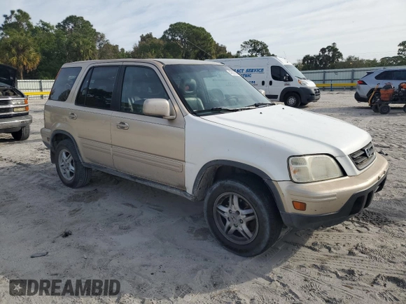 2000 Honda CR-V SE with VIN JHLRD1877YS023586, listed as a Copart auction lot 42929835 with 195,015 mi miles and Salvage Title. Bid and sale history available at carsss.com. Image 4.