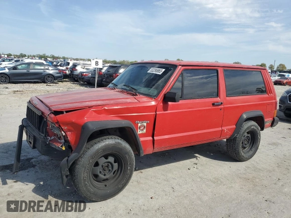 1995 Jeep Cherokee SE with VIN 1J4FT27P9SL561969, listed as a Copart auction lot 53295865 with 151,377 mi miles and Salvage title. Bid and sale history available at DreamBid. Image 1.
