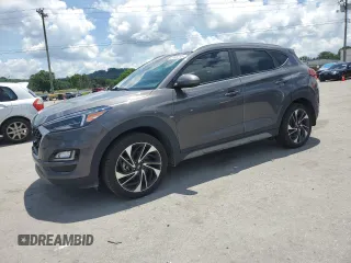 2020 Hyundai Tucson SEL with VIN KM8J3CAL7LU258997, listed as a Copart auction lot 61664145 with 61,499 mi miles and Salvage title. Bid and sale history available at DreamBid. Image 1.
