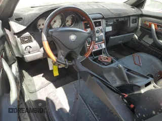 2001 Mercedes-Benz SLK-Class with VIN WDBKK65F31F228400, listed as a Copart auction lot 74381484 with Not Provided miles and Salvage Title. Bid and sale history available at carsss.com. Image 8.