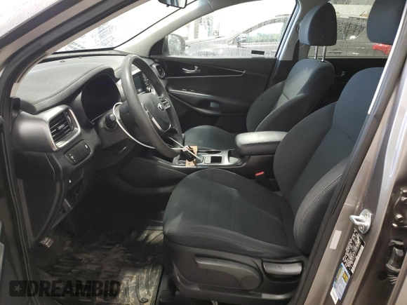 2019 Kia Sorento LX with VIN 5XYPG4A33KG500743, listed as a Copart auction lot 47312445 with 54,743 mi miles and Clean Title. Bid and sale history available at carsss.com. Image 7.