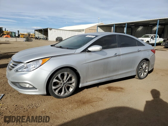 2014 Hyundai Sonata Limited with VIN 5NPEC4AB4EH876391, listed as a Copart auction lot 49819535 with 62,514 mi miles and Salvage Title. Bid and sale history available at DreamBid. Image 1.