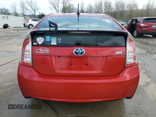 2013 Toyota Prius One with VIN JTDKN3DU5D1697495, listed as a Copart auction lot 51701235 with 180,201 mi miles and Salvage Title. Bid and sale history available at carsss.com. Image 6.