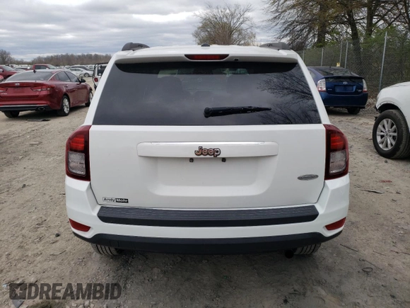 2016 Jeep Compass High Altitude Edition with VIN 1C4NJCEA0GD769610, listed as a Copart auction lot 52746435 with 136,849 mi miles and Salvage Title. Bid and sale history available at carsss.com. Image 6.