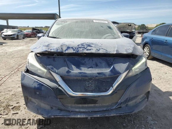 2021 Nissan LEAF SV Plus with VIN 1N4BZ1CV0MC556041, listed as a Copart auction lot 47408545 with 25,052 mi miles and Salvage title. Bid and sale history available at DreamBid. Image 5.