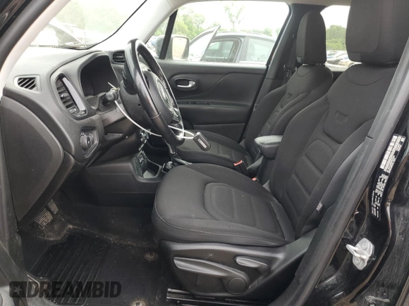 2017 Jeep Renegade Latitude with VIN ZACCJABBXHPF27614, listed as a Copart auction lot 59770505 with 95,981 mi miles and Salvage title. Bid and sale history available at DreamBid. Image 7.
