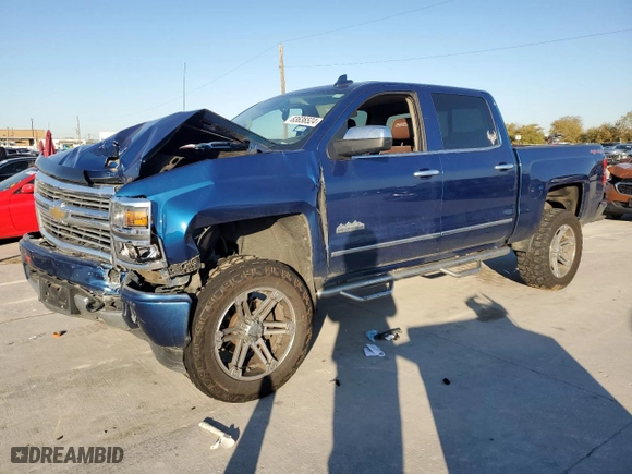 2015 Chevrolet Silverado 1500 High Country with VIN 3GCUKTEJ4FG179985, listed as a Copart auction lot 83636524 with 0 mi miles and Salvage Title. Bid and sale history available at carsss.com. Image 1.
