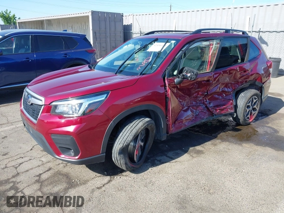 2020 Subaru Forester Premium with VIN JF2SKAGC7LH541191, listed as a IAAI auction lot 42496121 with 99,753 mi miles and . Bid and sale history available at DreamBid. Image 17.