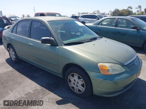 2003 Honda Civic LX with VIN 2HGES16553H559537, listed as a IAAI auction lot 42225418 with 239,140 mi miles and . Bid and sale history available at DreamBid. Image 1.