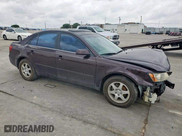 2006 Hyundai Sonata GLS z VIN KMHEU46C26A098689, wystawiony jako Copart lot #54663685 z przebiegiem 366 146 mil mil oraz Szkoda całkowita • Salvage title. Historia ofert i sprzedaży dostępna na DreamBid. Obrazek 4.