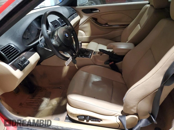 2002 BMW 3 Series 325Ci with VIN WBABS33492JY43241, listed as a Copart auction lot 87591895 with 191,985 mi miles and Salvage Title. Bid and sale history available at carsss.com. Image 7.