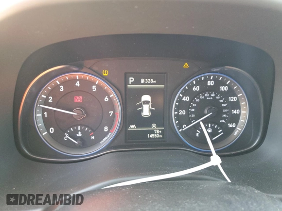 2023 Hyundai Kona SEL with VIN KM8K62AB5PU982920, listed as a Copart auction lot 50198635 with 14,550 mi miles and Salvage Title. Bid and sale history available at DreamBid. Image 9.