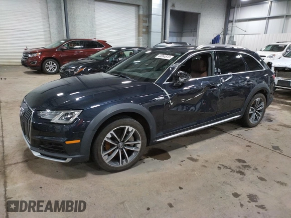 2017 Audi allroad A4 Premium with VIN WA17NAF40HA079928, listed as a Copart auction lot 44864813 with 97,421 mi miles and . Bid and sale history available at DreamBid. Image 1.