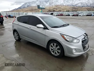 2012 Hyundai Accent SE with VIN KMHCU5AE6CU053660, listed as a Copart auction lot 45714055 with 87,913 mi miles and Salvage Title. Bid and sale history available at carsss.com. Image 4.