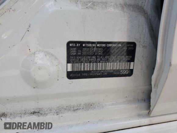 2015 Mitsubishi Lancer ES with VIN JA32U2FU9FU022999, listed as a Copart auction lot 78658294 with 76,331 mi miles and Salvage Title. Bid and sale history available at DreamBid. Image 13.