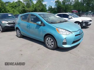 2014 Toyota Prius One with VIN JTDKDTB30E1077183, listed as a IAAI auction lot 42183675 with 92,560 mi miles and . Bid and sale history available at DreamBid. Image 1.