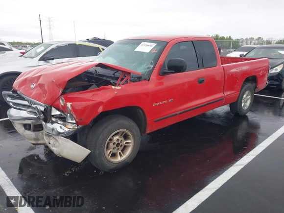 1999 Dodge Dakota SLT z VIN 1B7GL22X3XS155894, wystawiony jako IAAI lot #41938830 z przebiegiem 224 068 mil mil oraz . Historia ofert i sprzedaży dostępna na DreamBid. Obrazek 2.