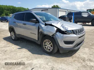 2018 Jeep Compass Sport z VIN 3C4NJDAB7JT484490, wystawiony jako Copart lot #59947885 z przebiegiem 118 363 mil mil oraz Szkoda całkowita • Salvage title. Historia ofert i sprzedaży dostępna na DreamBid. Obrazek 4.