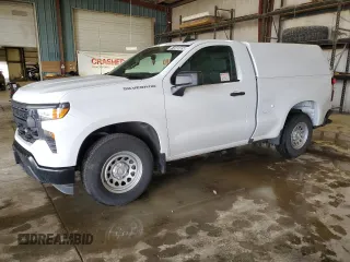 2023 Chevrolet Silverado 1500 Work Truck with VIN 3GCNAAEK3PG365233, listed as a Copart auction lot 51585885 with 124,297 mi miles and Clean Title. Bid and sale history available at carsss.com. Image 1.