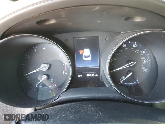 2022 Toyota C-HR XLE with VIN JTNKHMBX0N1131025, listed as a Copart auction lot 45672495 with 46,836 mi miles and Salvage Title. Bid and sale history available at DreamBid. Image 9.