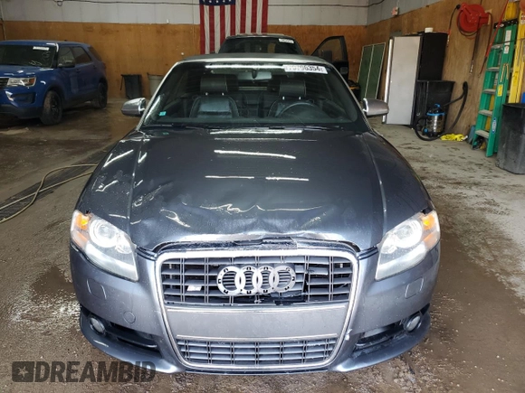 2007 Audi S4 with VIN WUARL48H27K901209, listed as a Copart auction lot 70796354 with 65,403 mi miles and Clean Title. Bid and sale history available at carsss.com. Image 5.